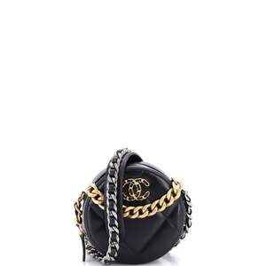 Chanel 19 Round Clutch With Chain #233887C24B